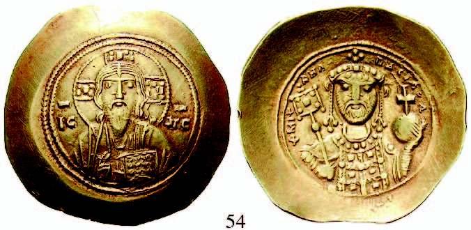 52 Michael VII. Ducas, 1071-1078 Histamenon nomisma 1071-1078, Constantinopel. 4,36 g.