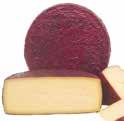 Himbeer-Senf-Käse Käsegruppe Milchart Fett i. Tr. Rinde aus fein fruchtiger Himbeer-Dijon Senf-Kruste, strohgelber Teig, mind.