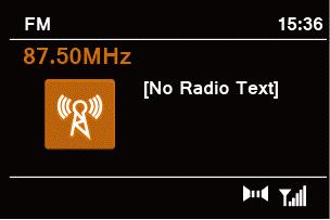 Das UKW-Radio bedienen Das UKW-Radio bedienen Schalten Sie mit MODE 10 zur Quelle FM (UKW). Im Display erscheint die zuletzt gewählte Frequenz.