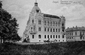 KUĆA SCHMIDT Europska avenija 14 Kuća veleposjednika Franje Dragutina Schmidta dovršena je 1905. To je jedina historicistička kuća u nizu secesijskih.