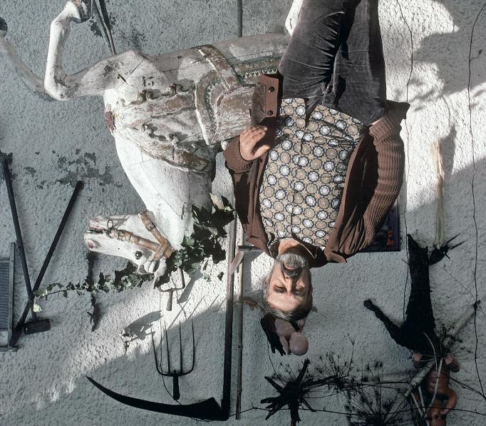Lothar-Günther Buchheim auf seiner Terrasse in Feldafing, 1970er Jahre Foto: