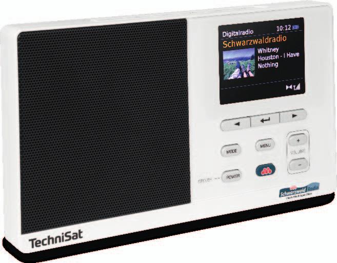 Praktische Radioweckfunktionen, eine Uhr- und Datumsanzeige sowie der optionale Batteriebetrieb machen aus dem DIGITRADIO 215 einen flexiblen Begleiter für daheim und unterwegs.