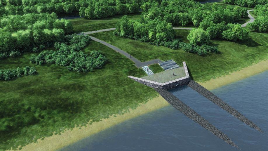 Tagebau Das Einlaufbauwerk Cottbus-Nord: Wasserbauwerke des Cottbuser Ostsees Bauzeit Nach der 2017-2018 planmäßigen Auskohlung Kapazität