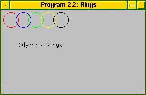 Beispiel: Olympische Ringe, Ausgabe SWE-14 So ist es nicht olympisch!