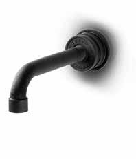 JEE-O soho spout long Wall mounted spout for basin or bath - wand uitloop voor wastafel of