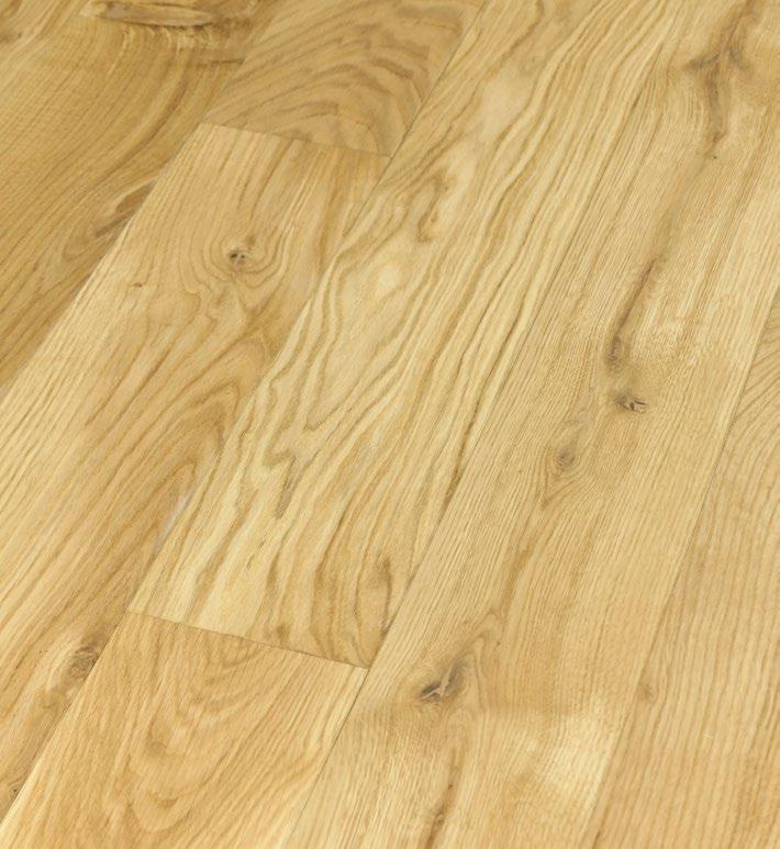 Landhausdiele massiv Eiche Solid Oak Wooden flooring Eiche Rustikal Oak rustical Bei der Eiche Rustikal handelt es sich um eine ausdrucksstarke Sortierung, welche Gemütlichkeit ausstrahlt.