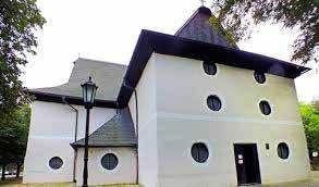 The lutheran wooden church in Kežmarok In the north-east of Slovakia in a beautiful Slovak village, which has a German origin, in Hervartov, stays the Roman-Catholic