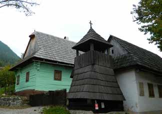 Pamiatková rezervácia Vlkolínec Súčasťou mesta Ružomberok je drevená osada Vlkolínec rezervácia ľudovej