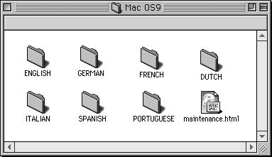 Schritt 2 -Anschluss Mac OS 8.6 bis 9.2 Drucker an den Macintosh anschließen und 1 Der Drucker muss eingeschaltet sein. 5 Doppelklicken Sie auf BR-Script PPD Installer.