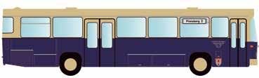 Überlandbus neutral beige Krupp Titan Hängerzug LC3312