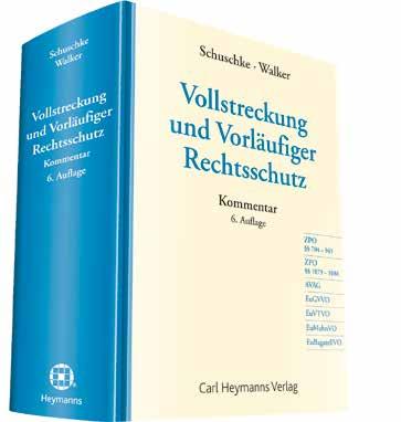 RECHT Zivilprozessrecht Prof. Dr. Curt Wolfgang Hergenröder Schuschke, Winfried/Walker, Wolf-Dietrich (Hrsg.