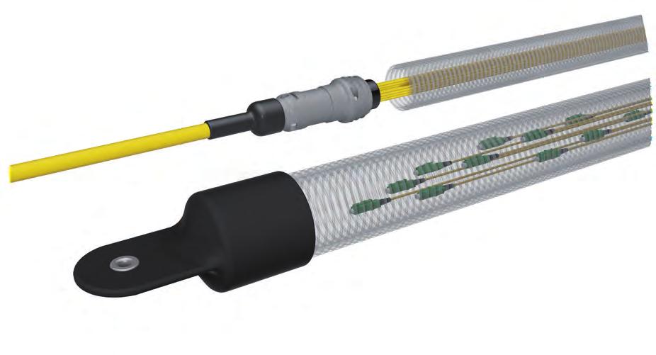 FODH / 3 Fiber Optic Trunkkabel / Variante 3 Das FO-Aufteilsystem für kleinere Installationen und enge Durchführungen.