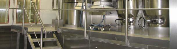 Isolatoren Integrierte CIP-Anlage mit 4 Detergent- Dosierstationen