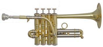 Hoch B/A-Symphony Piccolo-Trompete Symphony hoch B/A Serie 8000 Professionelle Piccolotrompete zum moderaten Preis Das Design lehnt