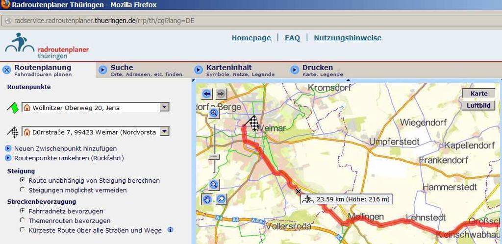 / We all like route planners! Was aber, wenn es gar kein Netz gibt? / But wat, wen tere is no network?