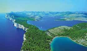 Dalmatien ist der südliche Teil Kroatiens mit den schönsten Küstenabschnitten.
