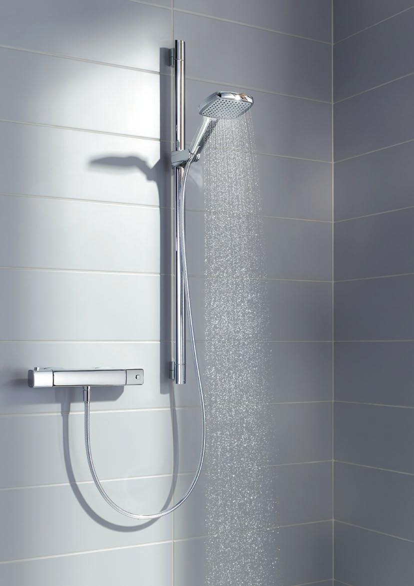 KLUDI Q-BEO Komfortabel duschen Besonders komfortables Duschen garantiert das