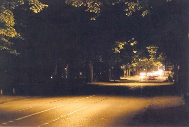 Gesamtgleichmäßigkeit Straßenbeleuchtungsanlage mit