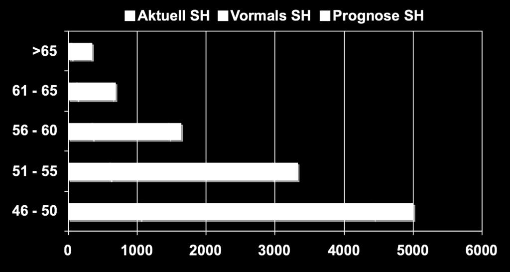 Grundlagen der Prognose 2013 Aktuell SH 2007 in Betreuung Vormals SH in mindestens einem Vorjahr ab 1997 in