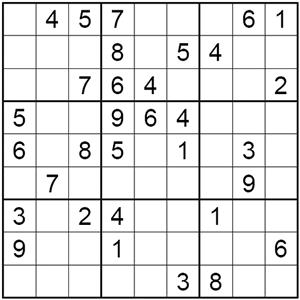 Rätselseite Sudoku Finde 5 Fehler richtig falsch Auflösung vom Infoheft