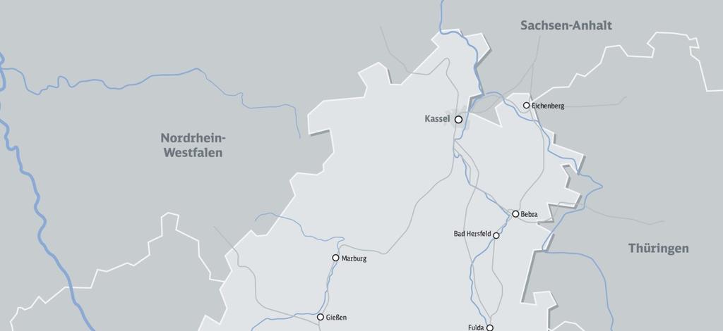 Aktive Lärmschutzmaßnahmen (Umsetzung 2016ff) 1 Knoten Bebra ca. 5,9 km SSW im Bau bis 2018 Niedersachsen 2 Petersberg ca.
