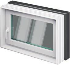 Alternativ ist auch der ACO Therm Block mit integriertem hochwasserdichtem* Kellerfenster erhältlich. für die Sanierung: ACO Therm 3.0 HWD-S plus Weitere Informationen s.