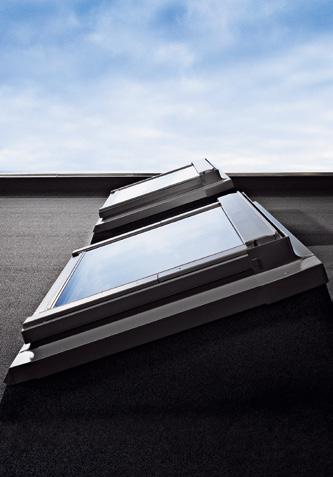 Anwendung ANWENDUNGS- BEREICH Alle Vorteile eines VELUX Dachfensters auf dem Flachdach!