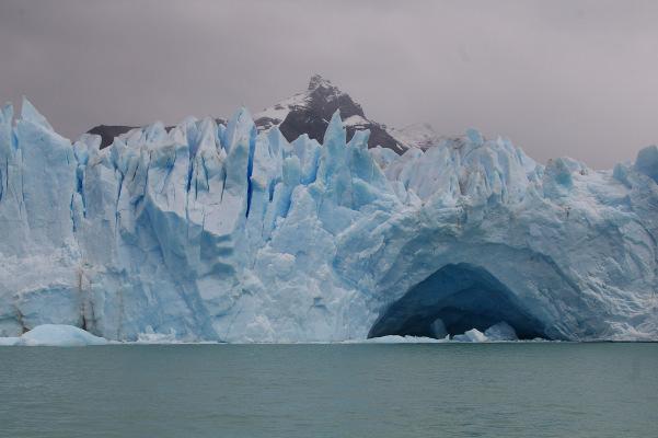 Gletscherwand.