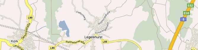 Standortinformationen zu Legelshurst 2.311 Einwohner mit ca. 1.