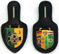 Befestigungen für das Wappen auf der Lederlasche für Leder B + C für Leder B + C für