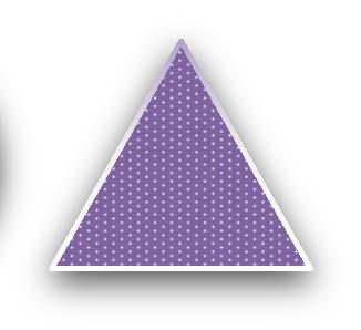 Teile. 4. Das Dreieck in 3 gleich große Teile.