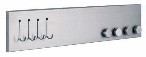 10x50x1 cm Magnetic Bar brushed stainless steel,