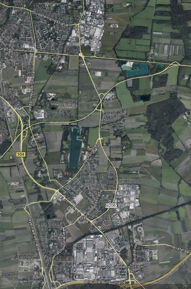 2: bis Dachau-Ost möglicher Linienweg für Verlängerung