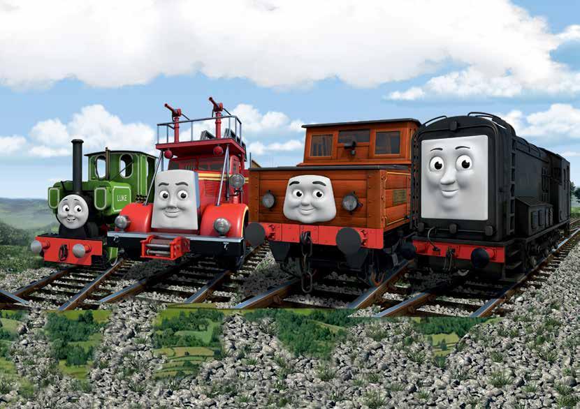 arbeiten viele Lokomotiven. Sie alle haben alle möchten gern wirklich nützlich sein. LUKE Luke ist eine sehr kleine und freundliche Schmalspurlokomotive.
