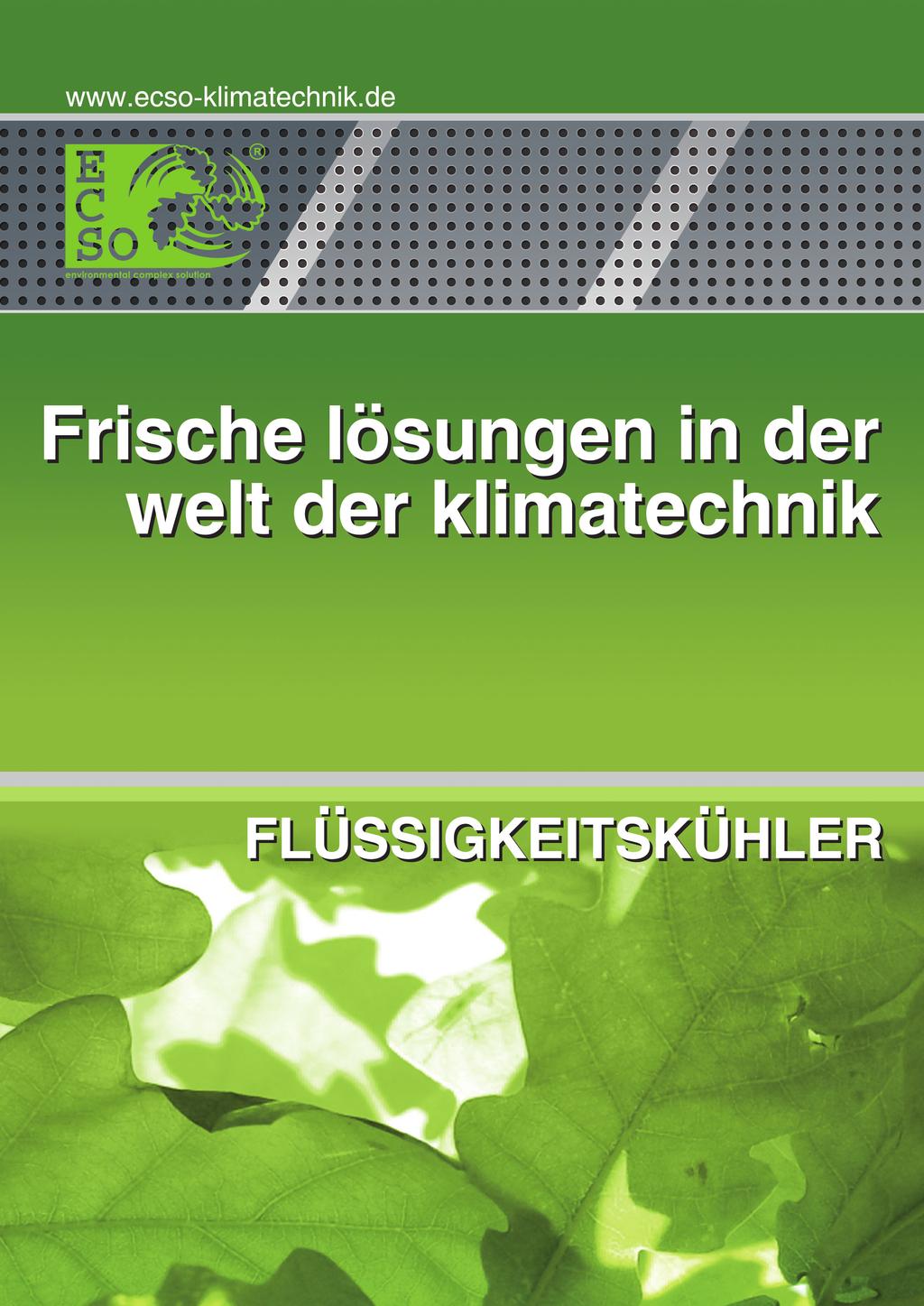 www.ecso-klimatechnik.de ECSO GMBH Wetterssteimstr.