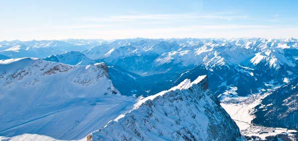 Nicht nur für Skifahrer ist die Tiroler Zugspitz Arena ein Traum.