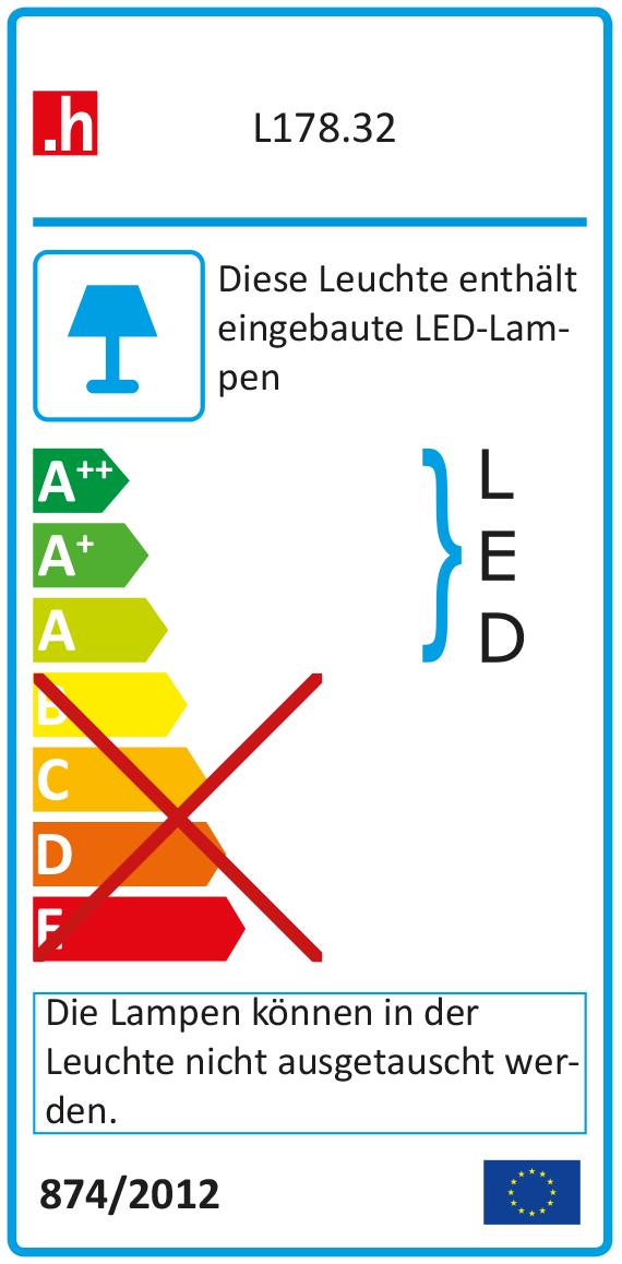 Energieverbrauchskennzeichnung von LED-Lampen und Leuchten Einbaubeleuchtung IceLine in Kombination mit Vario Anbau 380 mm Einbaubeleuchtung LED PowerLite 300148 8,4 300162 17,4 327202 3,0 300149 9,6