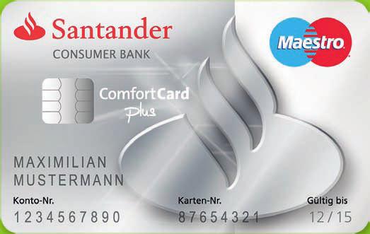 Die zahlreichen Vorteile Ihrer ComfortCard plus: attraktive Zinsprogramme,