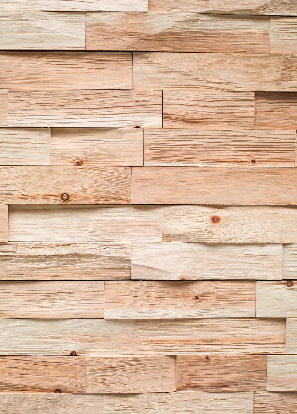 Spaltholz ist eine dreidimensionale Holzoberfläche, die durch Spaltung von massivem Holz oder durch Abstufung verschieden starker Leisten entsteht. Es ist weitestgehend handgefertigt und individuell.