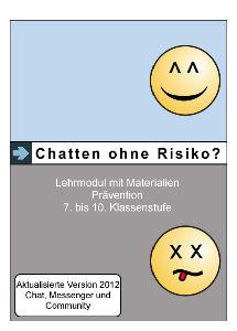 1 11 Chatten ohne Risiko - 7. bis 10. Klassenstufe Links: http://www.chatten-ohne-risiko.net/pdf/lehrmodul_7bis10.pdf http://www.jugendschutz.net/ http://www.verbraucherbildung.