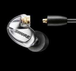 Abnehmbar. Austauschbar. Anpassbar. Shure SE Sound Isolating Ohrhörer haben abnehmbare*, Kevlar - verstärkte Kabel, die einen einfachen Austausch sowie eine einfache Anpassung ermöglichen.