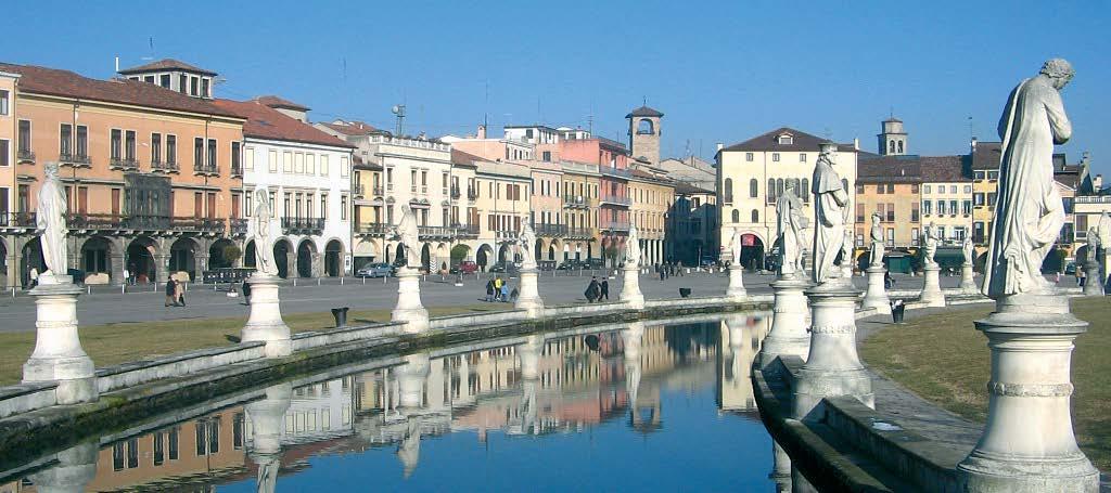 Neue Ausflugsprogramme in Norditalien Padua und Vicenza Nach dem Frühstück Fahrt nach Vicenza, deren klassische Renaissance-Paläste des Architekten Andrea Palladio weltweiten Ruf genießen.