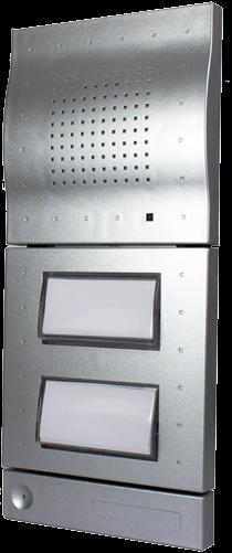 Türsprechanlage DoorLine Classic T01-T02 Die DoorLine Classic T01-T02 ist für den Anschluss an analoge Nebenstellen von Telefonanlagen vorgesehen.