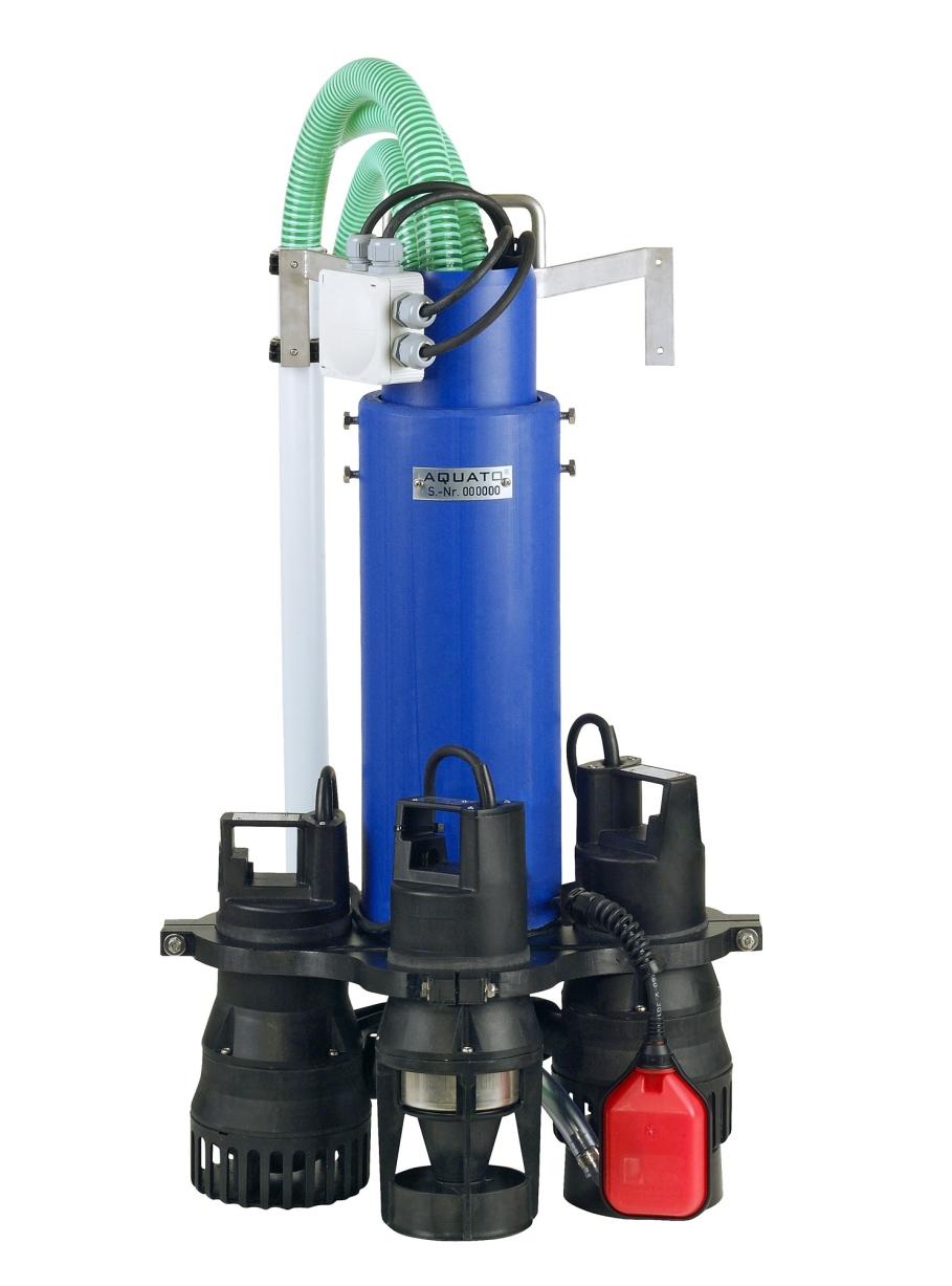 Einbauanweisung aquato mit Tauchmotorbelüfter Vollbiologische Kleinkläranlage zur einigung häuslicher Abwässer nach DIN 4261/ EN