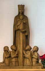 1961 wurde die Statue des Hl. Josef gestiftet, die im östlichen Querhaus steht. Kreuzweg 1955 kam der Kreuzweg in die Kirche, geschaffen von Bildhauer E.