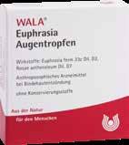 5,90 ** 4,90 WALA Euphrasia Augentropfen* 5 x 0,5 ml Anwendungsgebiete: Gemäß der anthroposophischen Menschen und Naturerkenntnis zur