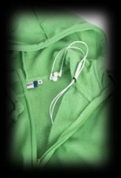 - Sweat-Jacke BASIC Kopfhörer/Smartphone