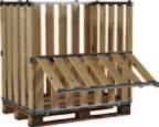 e35 4 Holzaufsatzrahmen (höhe 350mm) Innovative und extrem haltbare Alternative zu herkömmlichen Holzaufsatzwände.