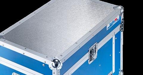 Unschlagbare Vorteile Deckel mit Aluminiumplatte Die Deckel unserer Kisten sind mit einer strukturierten Aluminiumplatte versehen, welche
