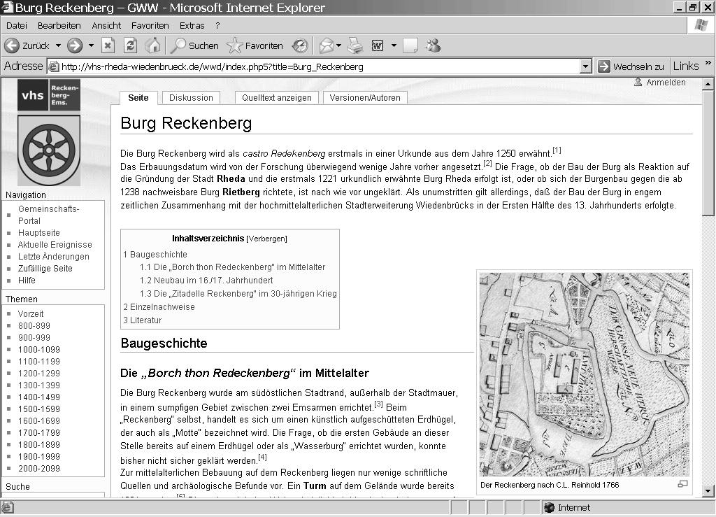 56 Politik Gesellschaft Umwelt Heimatgeschichte WBH0 Wiki Wiedenbrücker Stadtgeschichte Das Internet ist heute als Informationsmedium in vielen Bereichen der Gesellschaft nicht mehr wegzudenken.